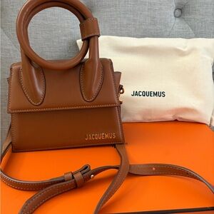 Jacquemus Brown Leather Women's Bag